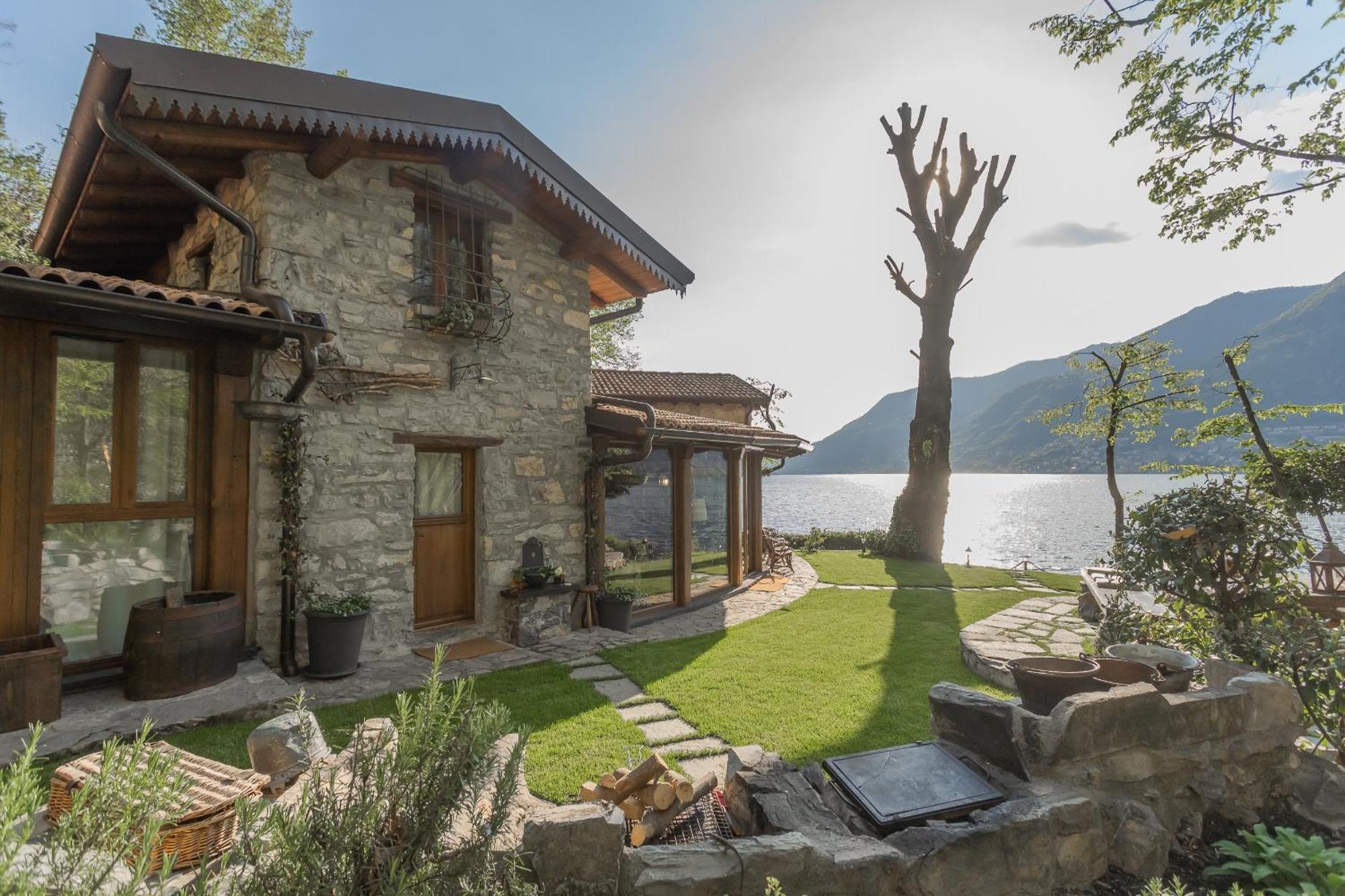 The Writer'S Nest Waterfront Villa By Rent All Como Faggeto Lario Екстер'єр фото