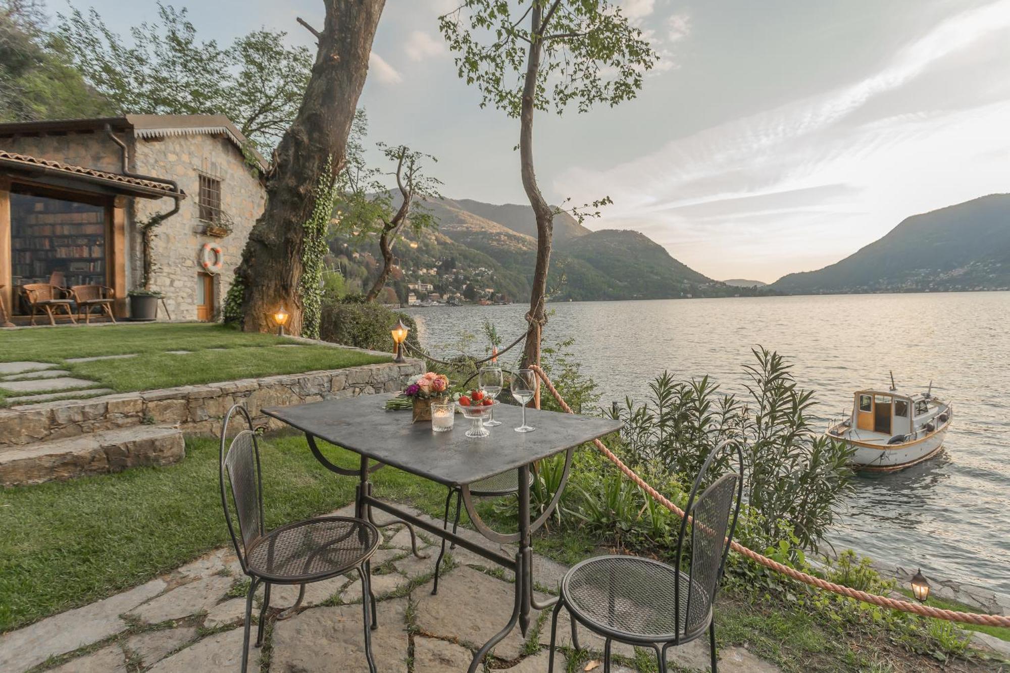 The Writer'S Nest Waterfront Villa By Rent All Como Faggeto Lario Екстер'єр фото