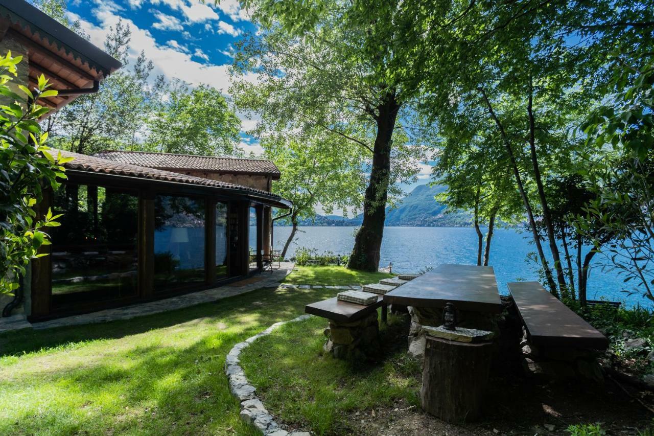 The Writer'S Nest Waterfront Villa By Rent All Como Faggeto Lario Екстер'єр фото