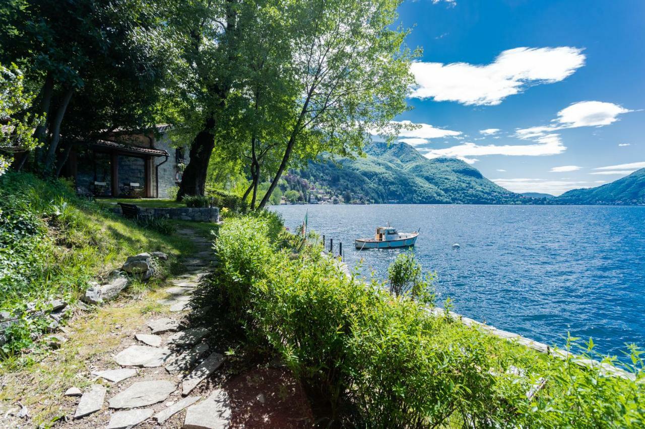 The Writer'S Nest Waterfront Villa By Rent All Como Faggeto Lario Екстер'єр фото